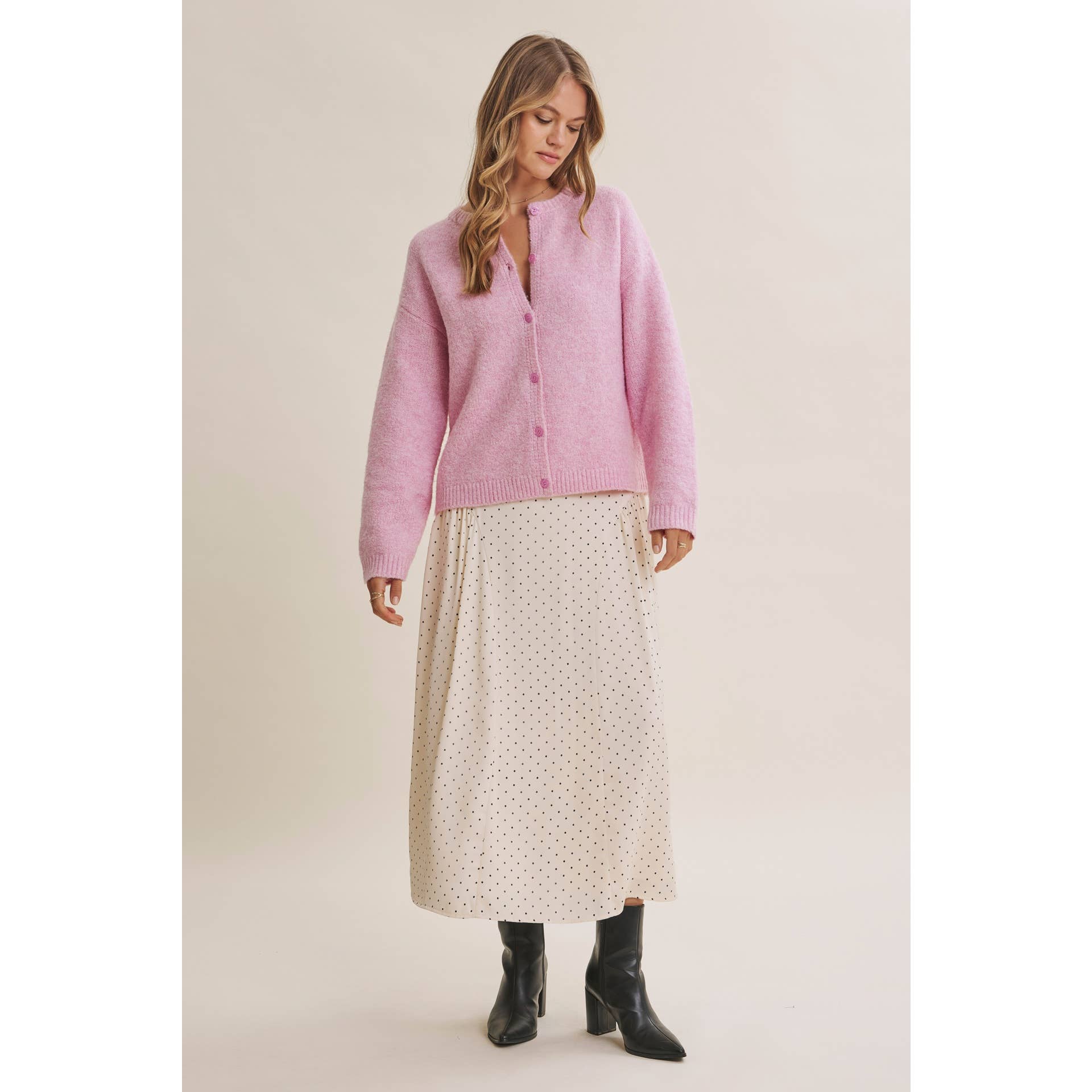 COTTON CANDY CLOUD TOUCH EASY LAYERING SWEATER CARDIGAN