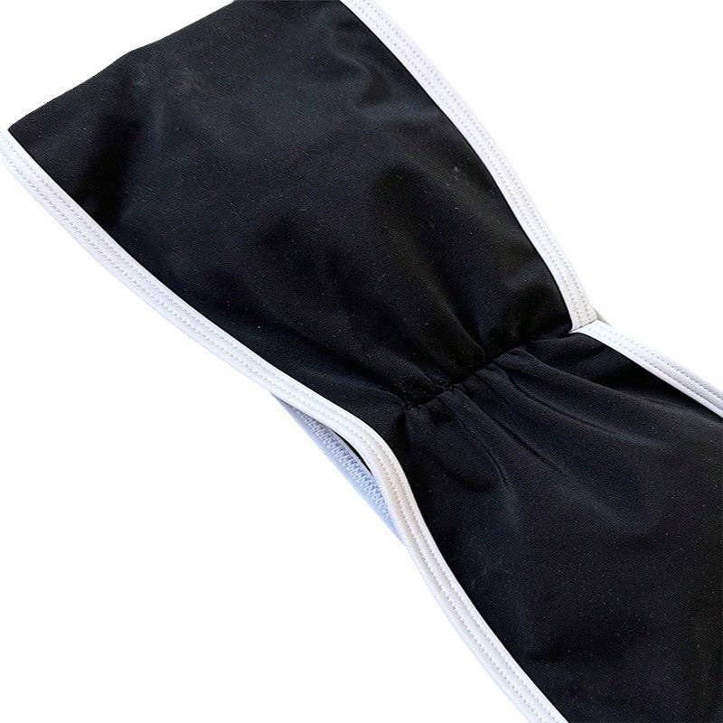 Trendy Strapless Bandeau Bikini 2 Piece Swimwear