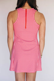 The Grace Gingham Dress Roll Tide Woven Label