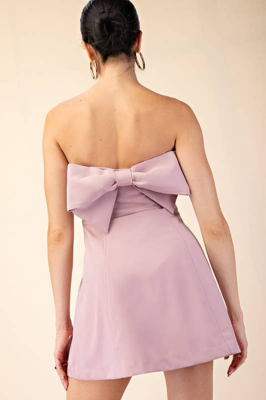 Strapless Bow Dress