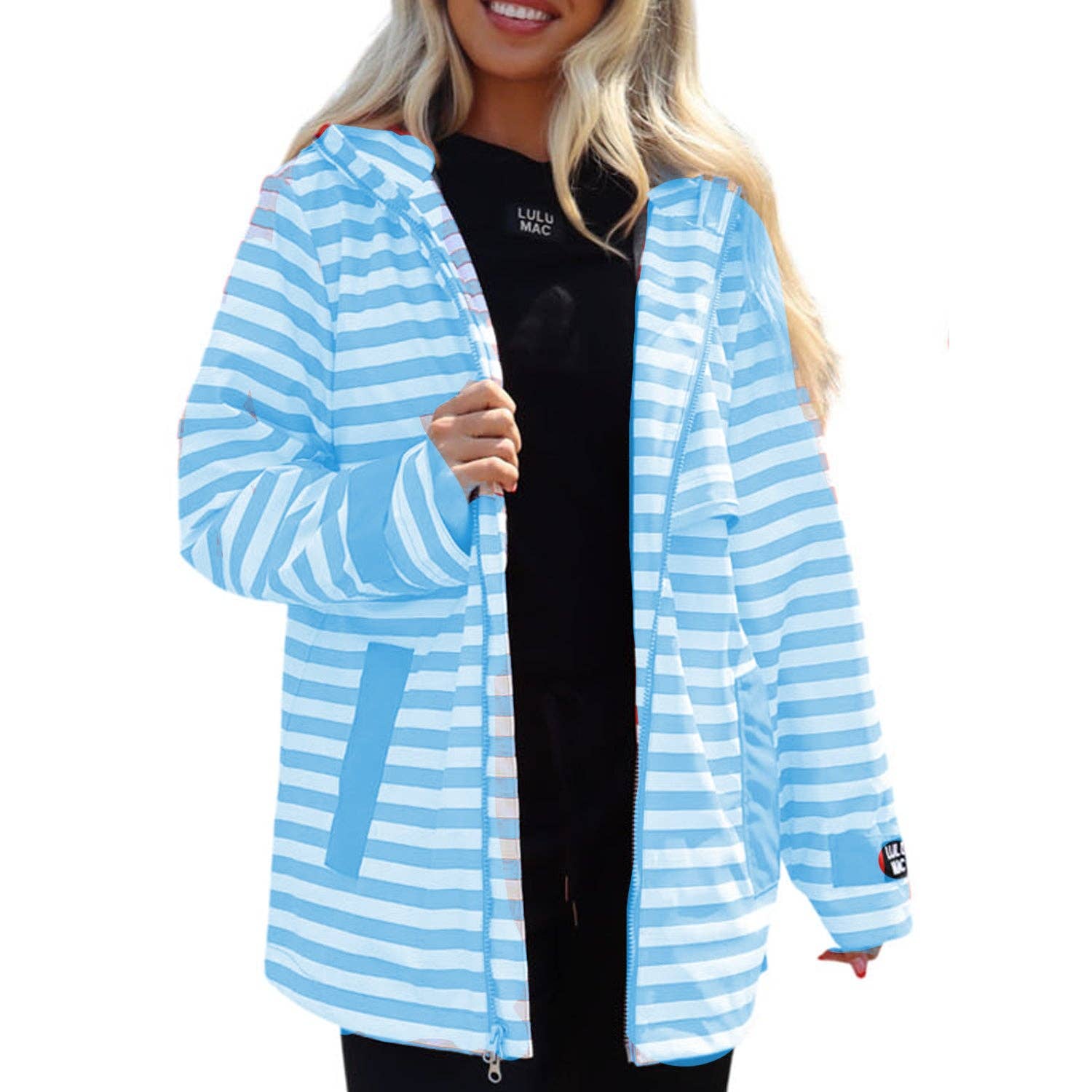 Lulu Mac Raincoat Darby Blue