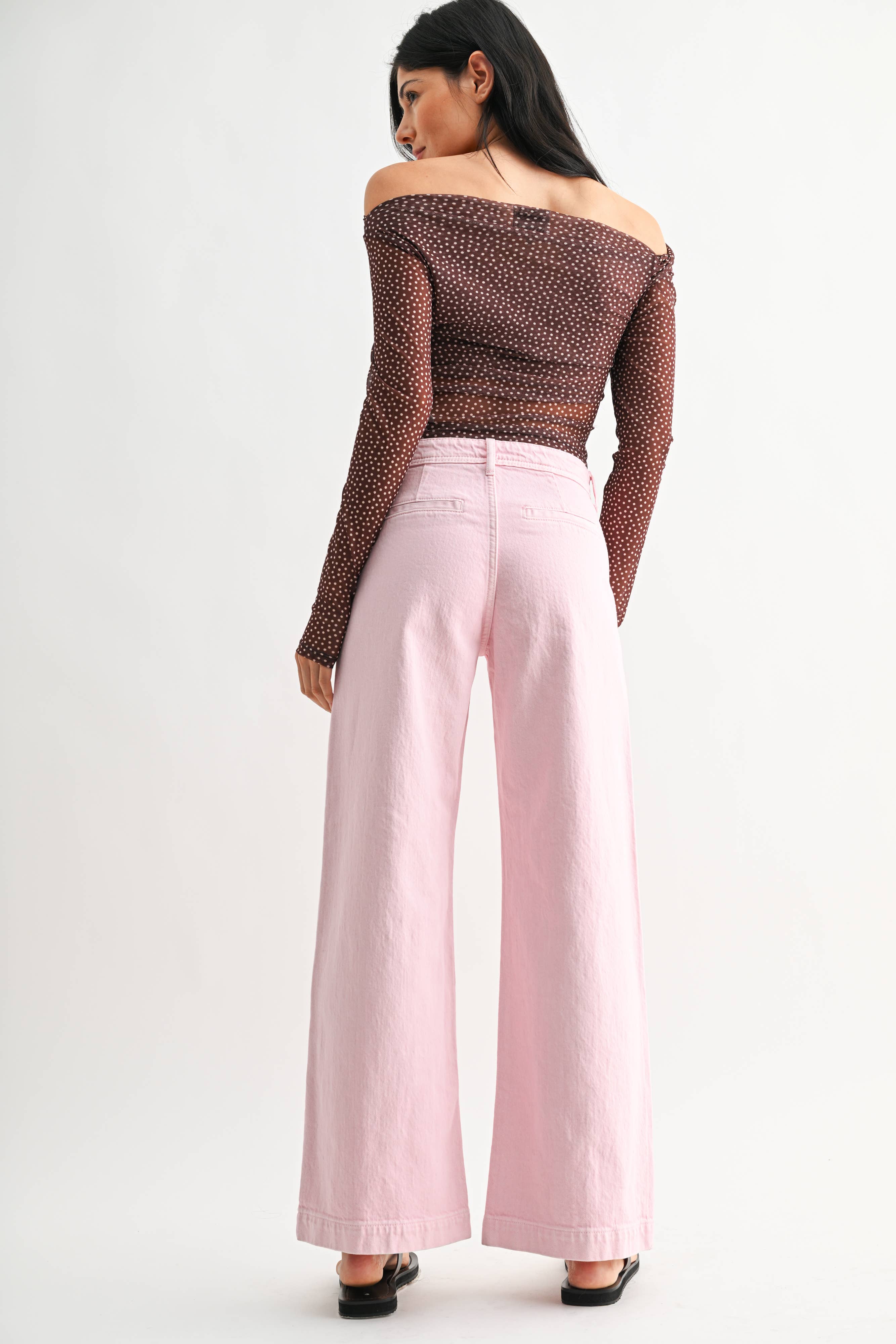 Micro Patch Pocket Wide Leg