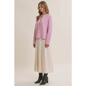 COTTON CANDY CLOUD TOUCH EASY LAYERING SWEATER CARDIGAN
