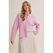 COTTON CANDY CLOUD TOUCH EASY LAYERING SWEATER CARDIGAN