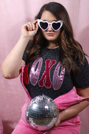 XOXO Valentines Day Short Sleeve Shirt