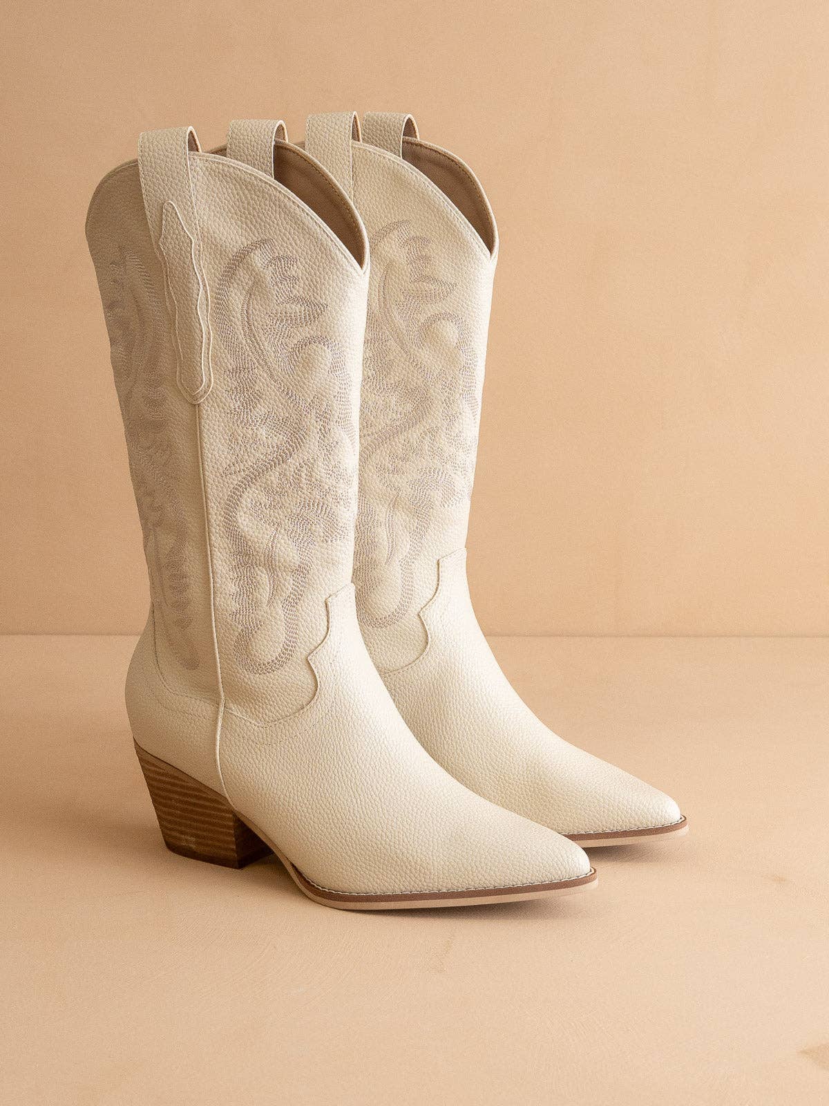 Ivory Classic Western Boot