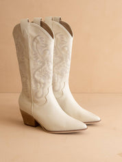 Ivory Classic Western Boot