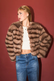 Cropped Fur Jacket