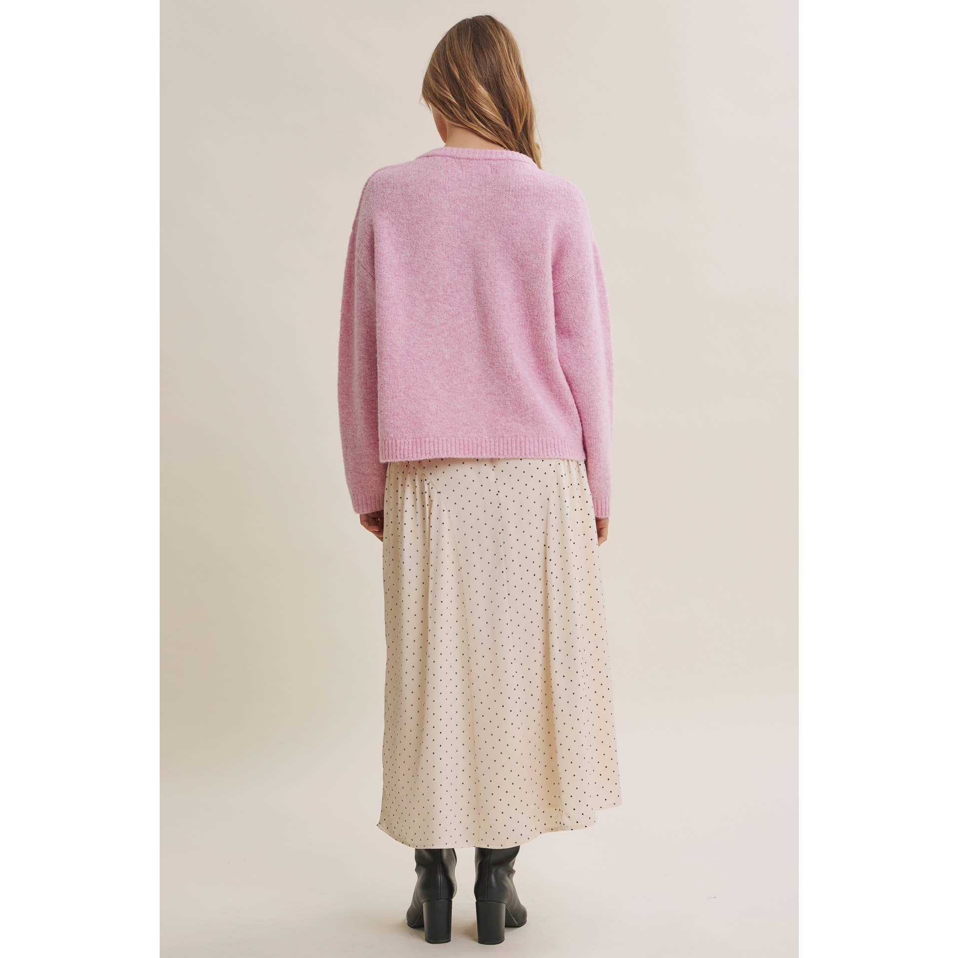 COTTON CANDY CLOUD TOUCH EASY LAYERING SWEATER CARDIGAN