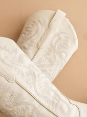 Ivory Classic Western Boot