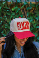GAME DAY CANVAS CAP-Red