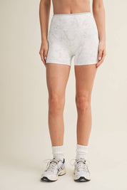 Camo Print Biker Shorts