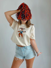 Auburn Tigers Mascot Flag Off White Licensed Thrifted