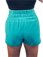 Elastic Banded High Waist  Shorts